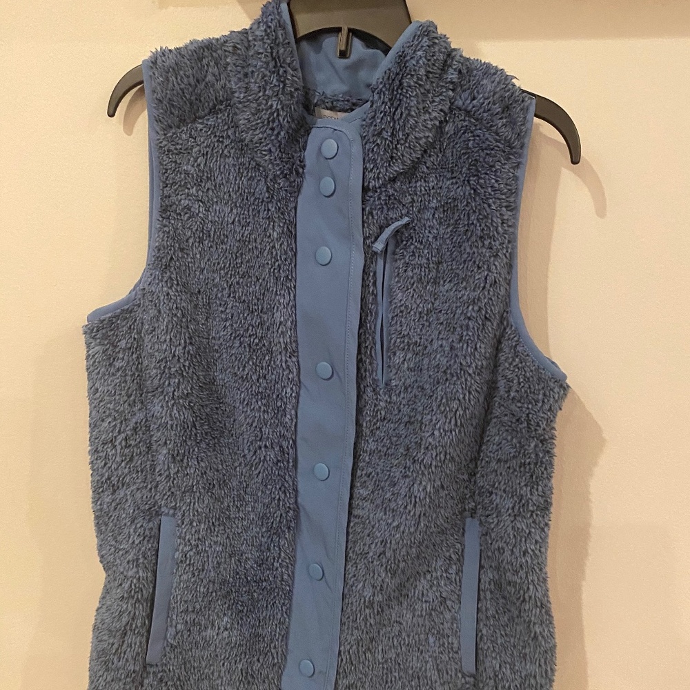 Blue sweater vest